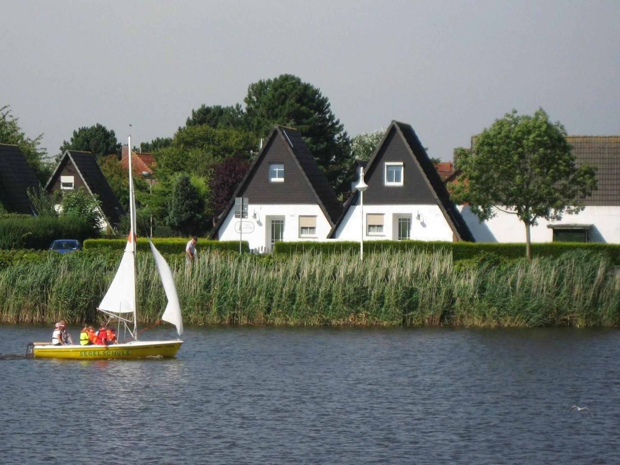 Grietje II Blaues Haus Rechts Villa Wittmund Buitenkant foto