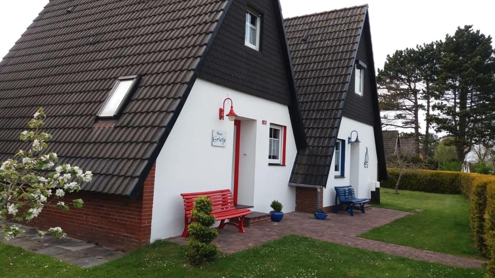 Grietje II Blaues Haus Rechts Villa Wittmund Buitenkant foto